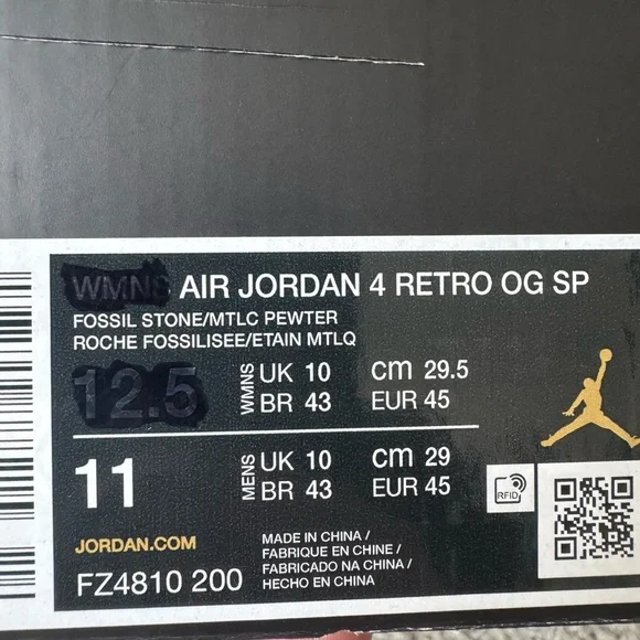 Jordan 4 AMM While you were sleeping - Picture 6 of 6